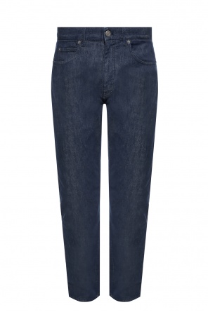 Jeansy z naszywką z logo, zdjęcie 1 Jeansy z naszywką z logo od Salvatore Ferragamo